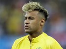 Brazilec Neymar v utkání mistrovství svta proti výcarsku