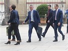 Premiér Andrej Babi míí na schzku s prezidentem Miloem Zemanem a generálním...