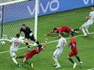 Diego Costa stílí druhý panlský gól v utkání proti Portugalsku na...