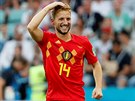 Fotbalista Belgie Dries Mertens se raduje po vsteleném proti Panam.