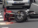 Nehoda s motorkou