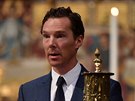 Na pietním obadu promluvil britský herec Benedict Cumberbatch.