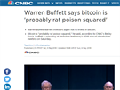 Warren Buffett varuje investory, aby neinvestovali do bitcoinu