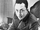 Albert Camus na snímku United Press International z 1. ledna 1957