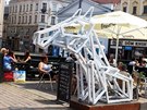 Po Plzni se v rámci druhého ročníku pouličního festivalu umění Sculpture Line...