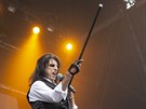Alice Cooper s kapelou Hollywood Vampires na praském Letiti Letany, 13....