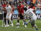 NEDAL. Uruguayský stelec Luis Suárez v duelu s Egyptem tuto obrovskou anci...