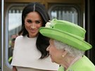 Britská královna Albta II. a vévodkyn ze Sussexu Meghan (Runcorn, 14. ervna...