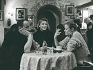 Jan Kraus, Ivana Chýlková a Chantal Poullain na archivním snímku
