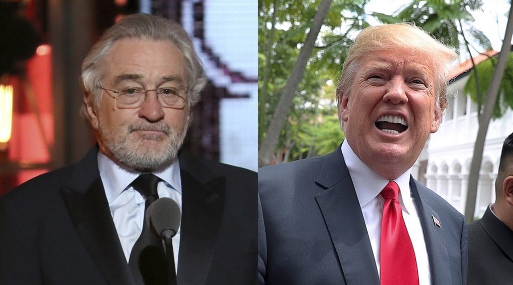 Robert De Niro a Donald Trump