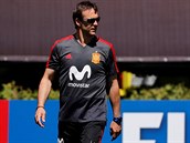 Julen Lopetegui na svm poslednm trninku v Krasnodaru v roli koue panlsk...