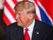 Americk prezident Donald Trump na historickm summitu v Singapuru (12. 6, 2018)