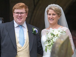 Neteř princezny Diany Celia McCorquodaleová a George Woodhouse se vzali 16....