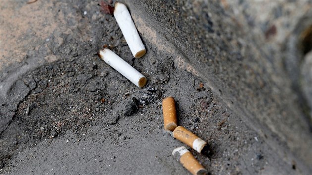 Francouzsk vlda chce tabkov firmy pinutit, aby se podlely na klidu nedopalk (8. ervna 2018)