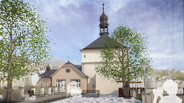 Projekt rekonstrukce karlovarské Zámecké věže.