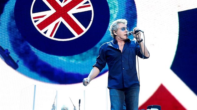 Roger Daltrey z The Who na festivalu Desert Trip v roce 2016