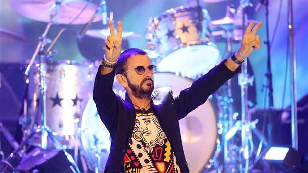Ringo Starr v praskm Kongresovm centru 19. ervna 2018
