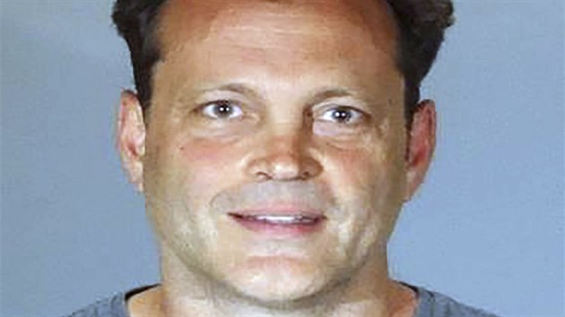 Vince Vaughn na policejním snímku po zadržení kvůli jízdě pod vlivem alkoholu (10. června 2018)