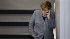 Angela Merkelová na prvním povolebním zasedání nmeckého parlamentu (24. íjna...