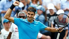 výcarský tenista Roger Federer na Turnaji mistr v Londýn. 