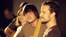 Marien. len kapely a vánivý horolezec Zbynk Zubík Rosendorf (vpravo)...