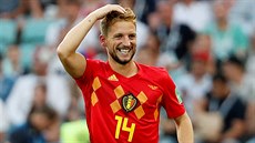 Fotbalista Belgie Dries Mertens se raduje po vsteleném proti Panam.