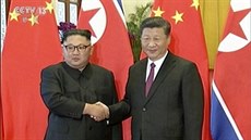 ínský prezident Si in-pching se 19. ervna 2018 setkal se severokorejským...