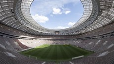 Stadion Lužniki, který hostí úvodní zápas fotbalového mistrovství světa 2018 v...