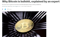 Pro je bitcoin nesmysl, vysvtluje expert Nicholas Weaver z UC Berkeley pro...