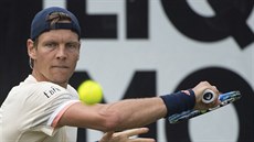 Tomá Berdych na turnaji ve Stuttgartu