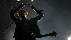 Zábr z prvního koncertu Arcade Fire v Praze (15. ervna 2018)