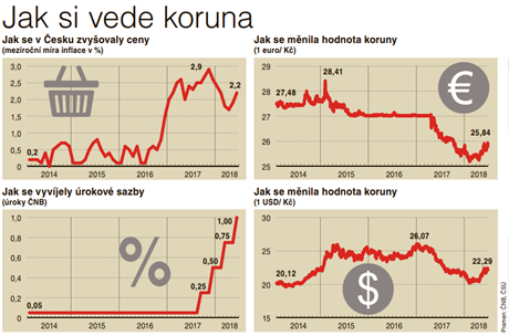 Jak si vede koruna