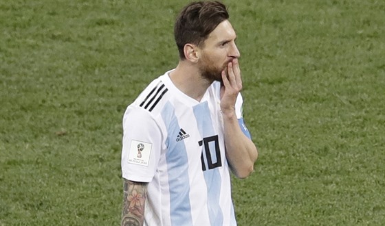 CO SE TO PROBOHA STALO Argentinský kapitán Lionel Messi bhem utkání na...