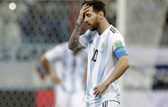 Lionel Messi nechápe, co se s Argentinou v zápase proti Chorvatsku stalo.