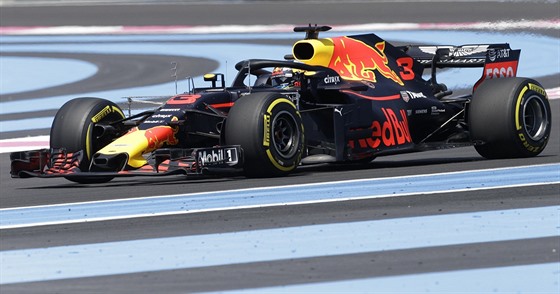 Daniel Ricciardo při tréninku na Velkou cenu Francie formule 1.