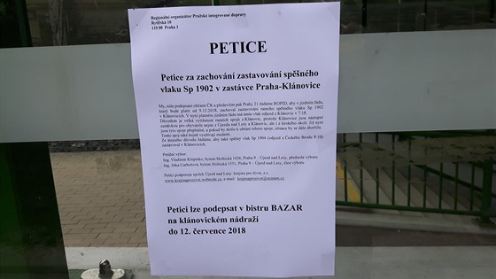 Petice v Klánovicích