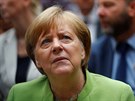 Nmecká kancléka Angela Merkelová si v Berlín pipomnla den uprchlík. (20....