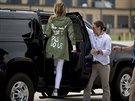 První dáma USA Melania Trumpová na návtv centra pro migranty v Texasu (21....
