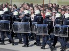 Cviení rakouské pohraniní policie na hranicích Slovinska (26. ervna 2018)