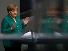 Projev nmecké kancléky Angely Merkelové ve Spolkovém snmu (28. ervna 2018)