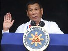 Filipínský prezident Rodrigo Duterte na snímku z 11. ervna 2018.