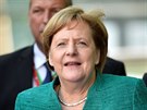 Nmecká kancléka Angela Merkelová pijídí na summit EU v Bruselu (28. ervna...