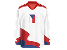 Dres eskoslovensk hokejov reprezentace z roku 1990.