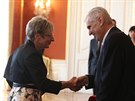 Prezident Milo Zeman jmenoval na Praském hrad vládu premiéra Andreje Babie....