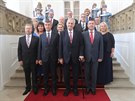 Prezident Miloš Zeman jmenoval na Pražském hradě vládu premiéra Andreje Babiše....