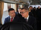 Po jmenování vlády odjel premiér Andrej Babiš se svými ministry do Strakovy...