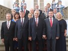 Prezident Milo Zeman jmenoval na Praském hrad vládu premiéra Andreje Babie....