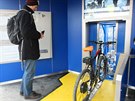Cyklov na nádraí v Perov je v provozu od prosince 2015.