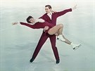 Sovtský tanení pár brusla Lyudmila Pakhomova a Alexander Gorshkov, kteí se...