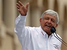 Kandidát na mexického prezidenta Andres Manuel Lopez Obrador má podle odhad...